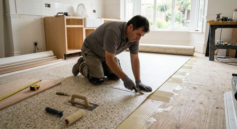 Linoleum Floor Installation in Pinellas County, FL
